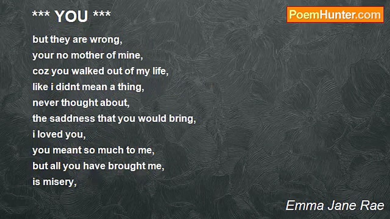 Emma Jane Rae - *** YOU ***