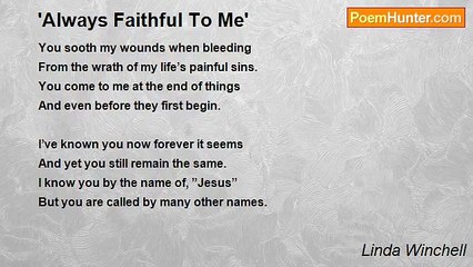 Linda Winchell - 'Always Faithful To Me'
