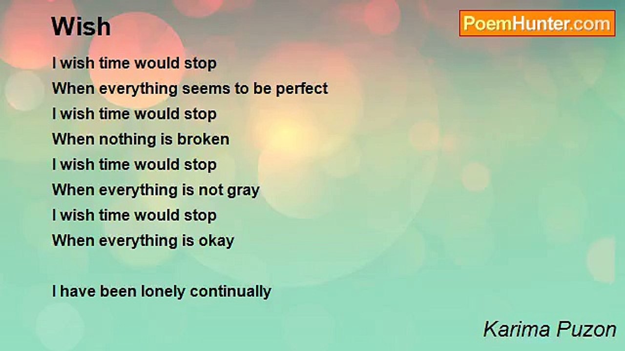 Karima Puzon - Wish