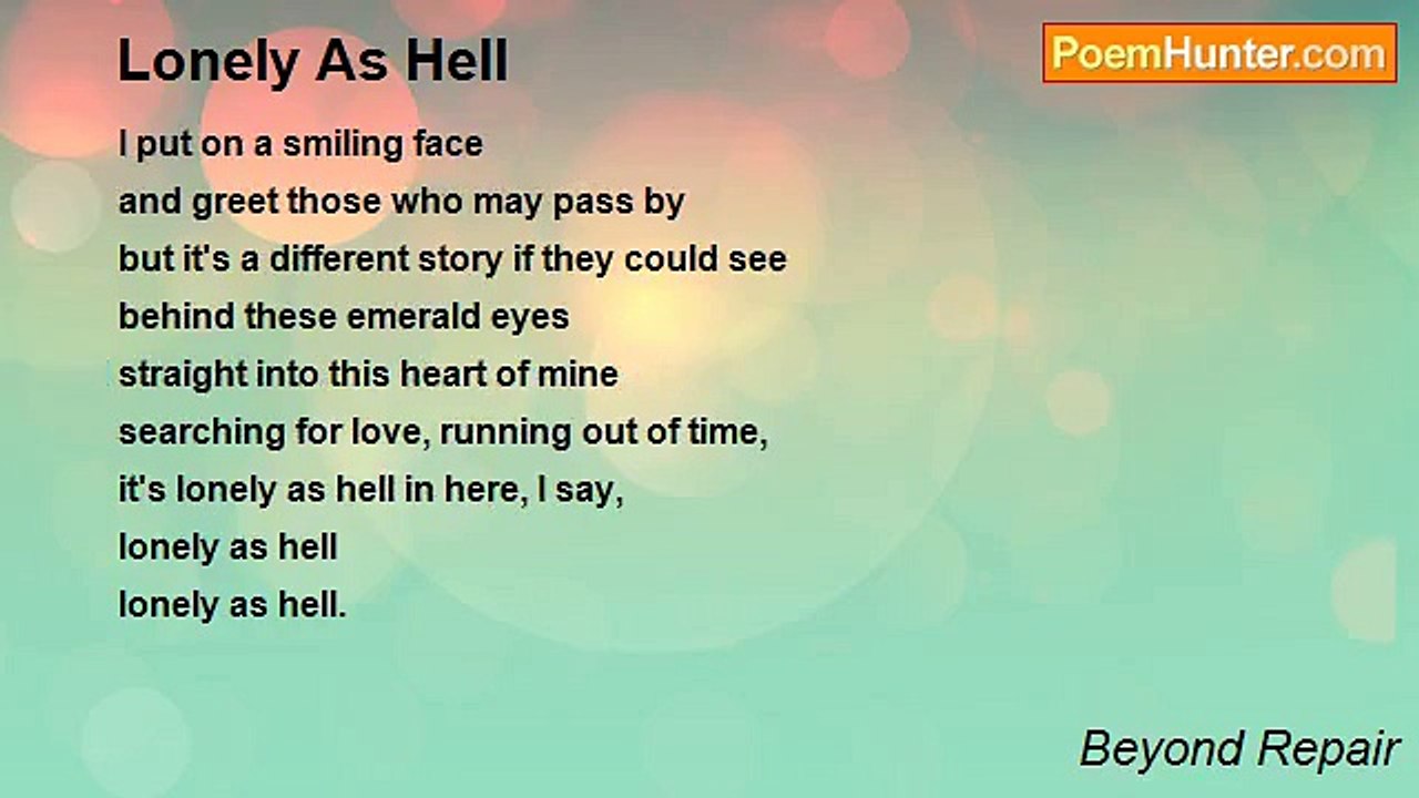 Beyond Repair - Lonely As Hell