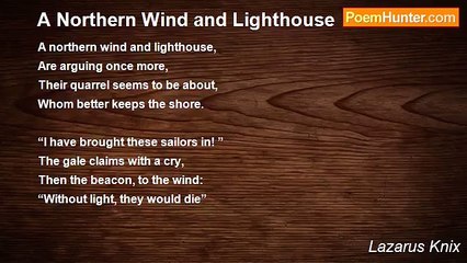 Lazarus Knix - A Northern Wind and Lighthouse