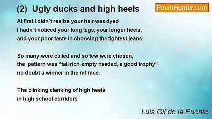 Luis Gil de la Puente - (2)  Ugly ducks and high heels