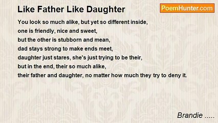 Brandie ..... - Like Father Like Daughter