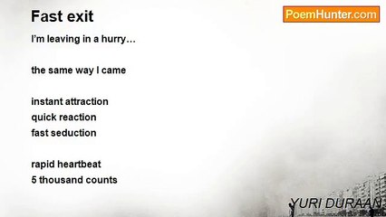 YURI DURAAN - Fast exit