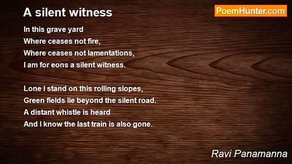 Ravi Panamanna - A silent witness