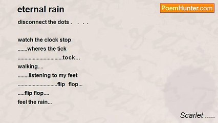 Scarlet ..... - eternal rain
