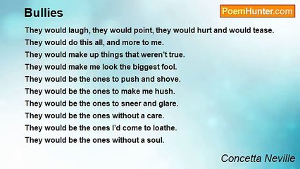 Concetta Neville - Bullies