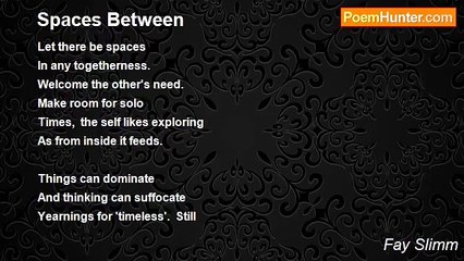 Fay Slimm - Spaces Between