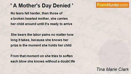 Tina Marie Clark - ' A Mother's Day Denied '