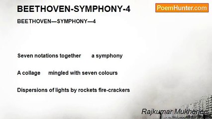 Rajkumar Mukherjee - BEETHOVEN-SYMPHONY-4
