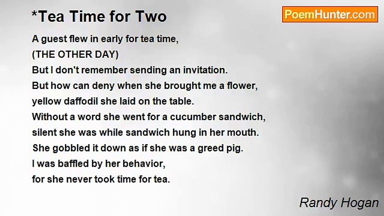 Randy Hogan - *Tea Time for Two