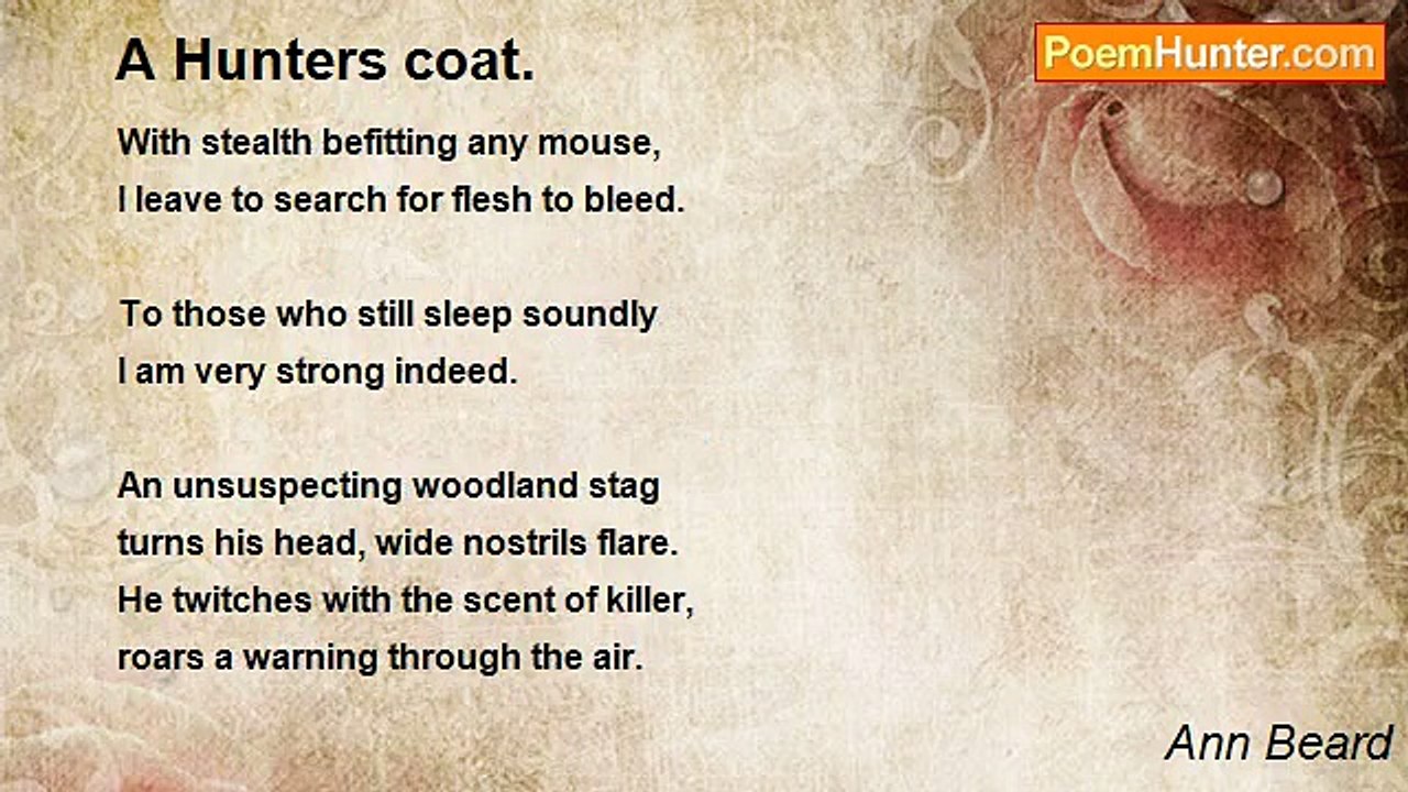 Ann Beard - A Hunters coat.
