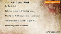 Tsira Gogeshvili - * * *   On  Coral  Reef