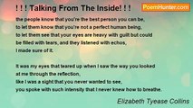 Elizabeth Tyease Collins - ! ! ! Talking From The Inside! ! !