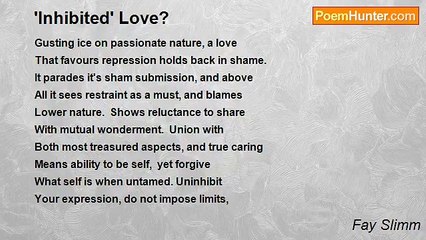 Fay Slimm - 'Inhibited' Love?