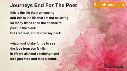 louis rams - Journeys End For The Poet