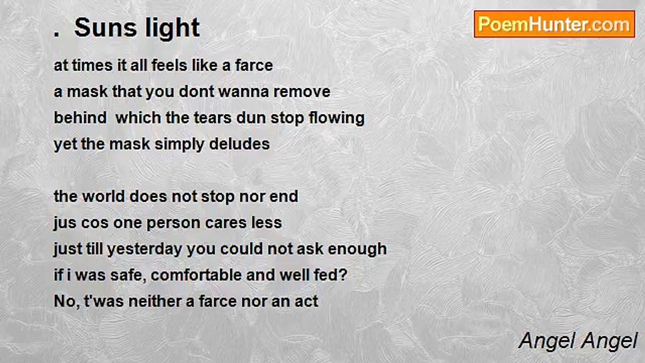 Angel Angel - .  Suns light