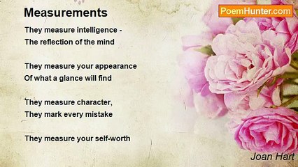 Joan Hart - Measurements