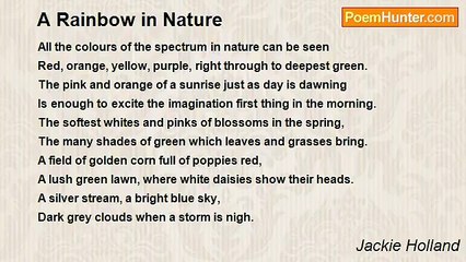 Jackie Holland - A Rainbow in Nature