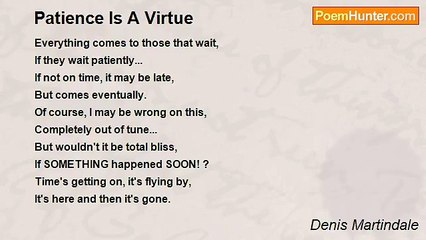Denis Martindale - Patience Is A Virtue