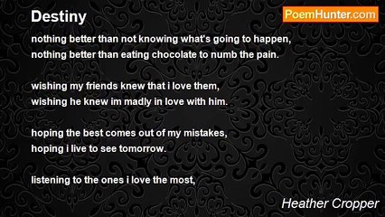 Heather Cropper - Destiny