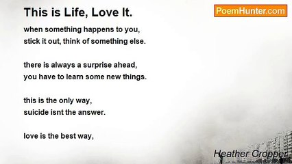 Heather Cropper - This is Life, Love It.