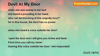 louis rams - Devil At My Door