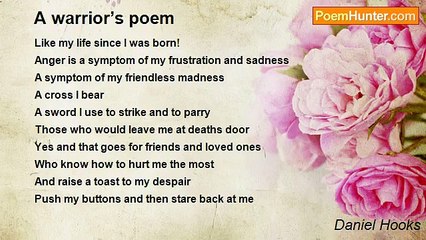 Daniel Hooks - A warrior’s poem