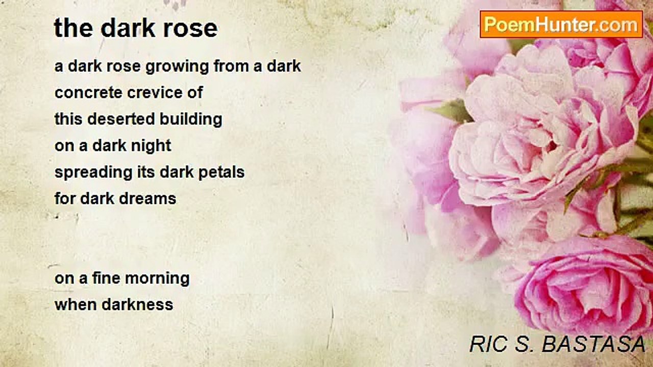 RIC S. BASTASA - the dark rose