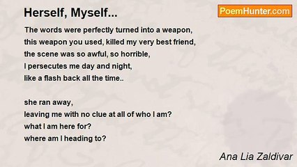 Ana Lia Zaldivar - Herself, Myself...