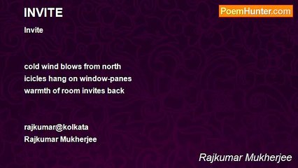 Rajkumar Mukherjee - INVITE