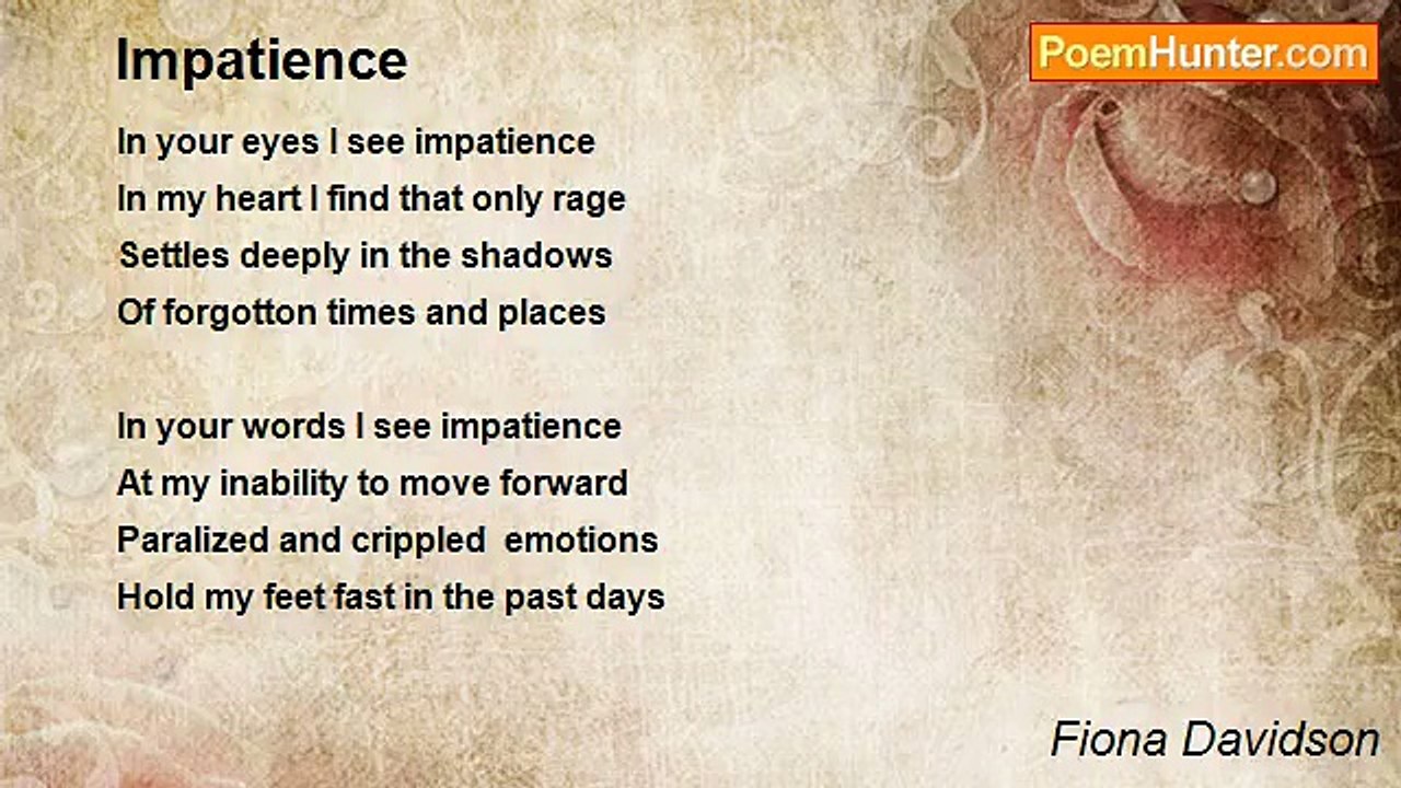 Fiona Davidson - Impatience