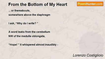 Lorenzo Costigliolo - From the Bottom of My Heart