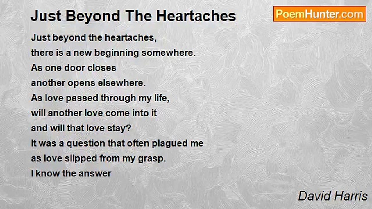 David Harris - Just Beyond The Heartaches