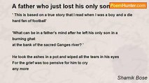 Shamik Bose - A father who just lost his only son