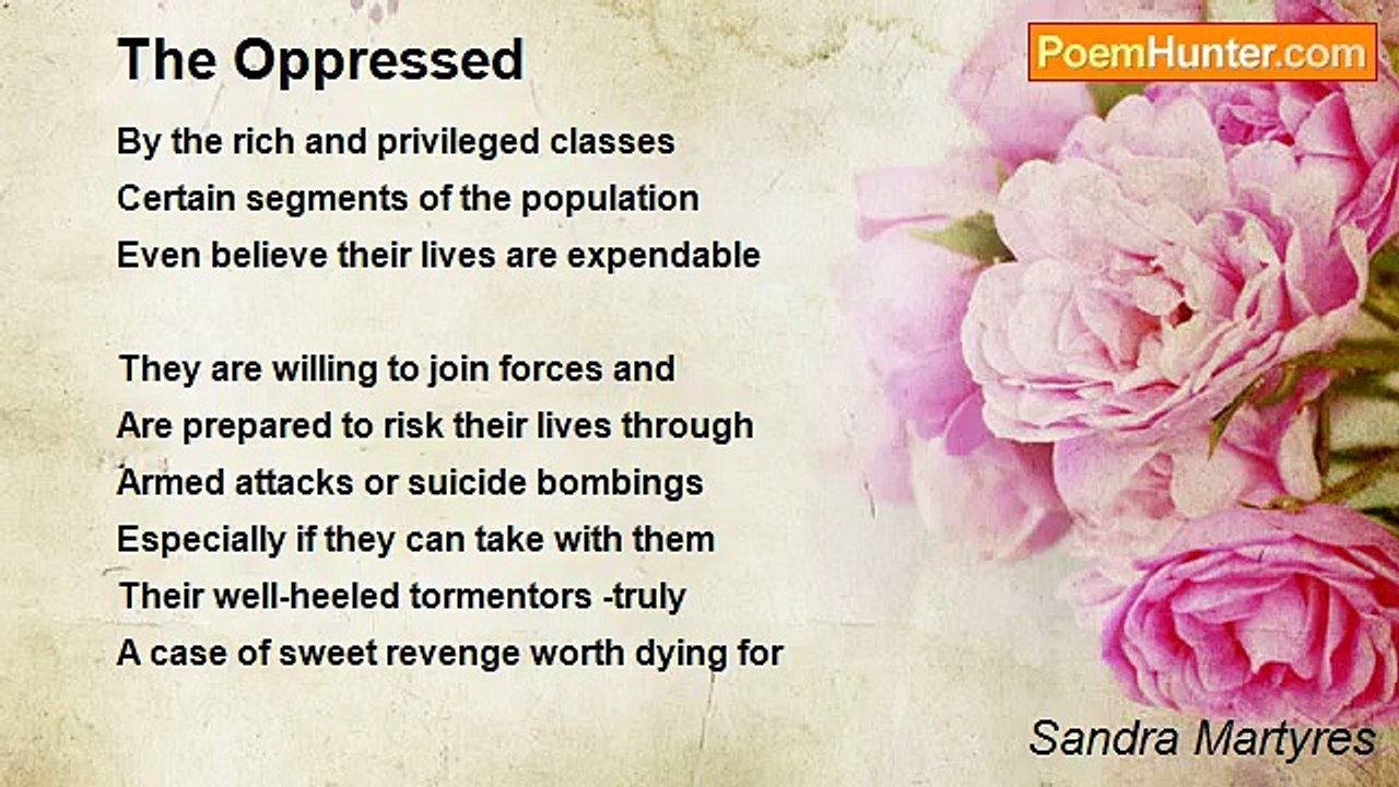 Sandra Martyres - The Oppressed