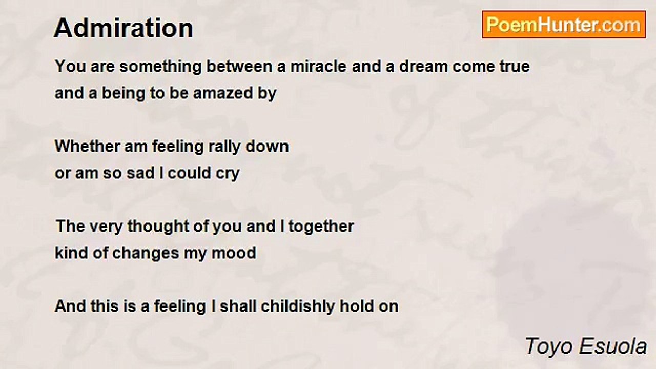 Toyo Esuola - 	Admiration