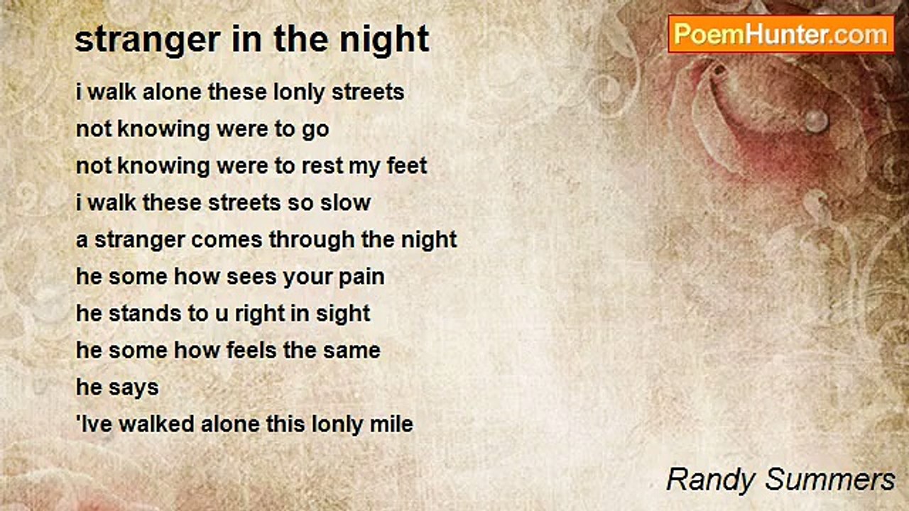 Randy Summers - stranger in the night