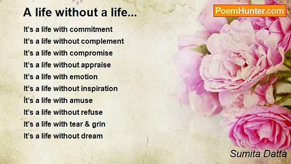 Sumita Datta - A life without a life...