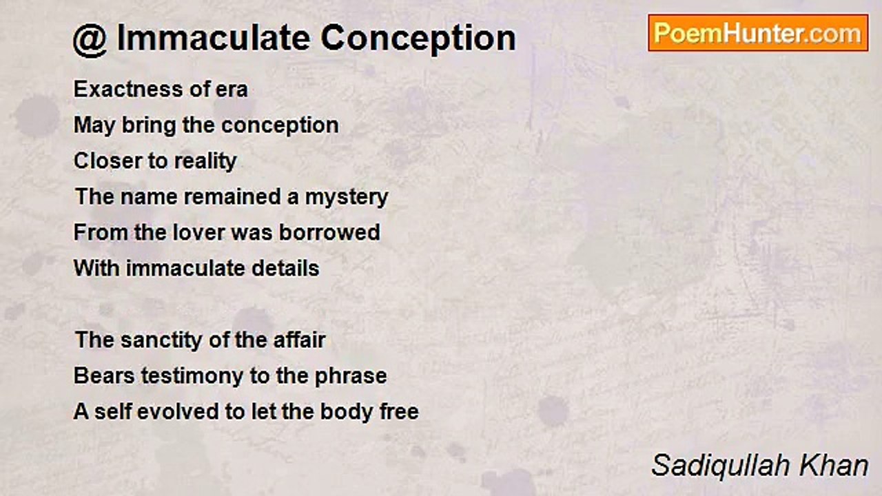 Sadiqullah Khan - @ Immaculate Conception