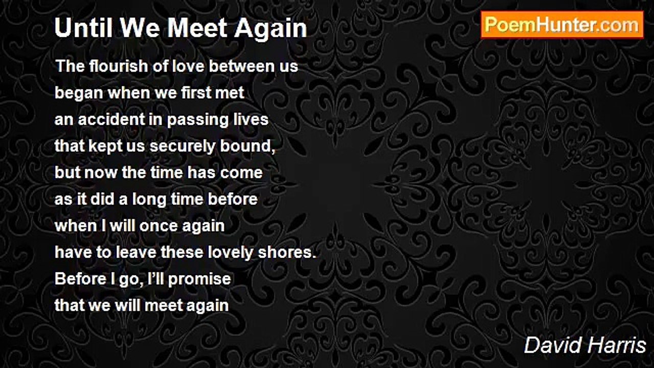 David Harris - Until We Meet Again