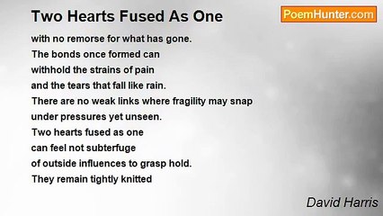 David Harris - Two Hearts Fused As One