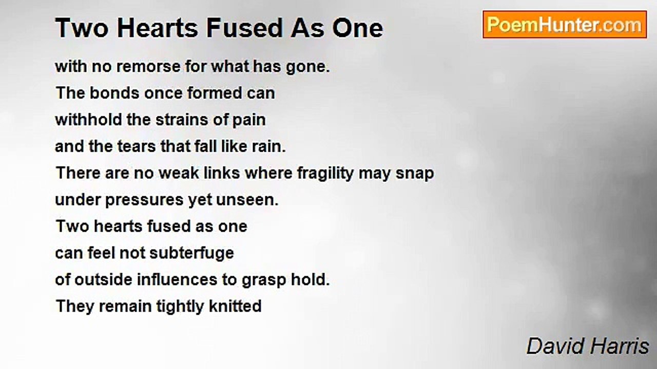 David Harris - Two Hearts Fused As One