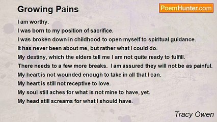 Tracy Owen - Growing Pains