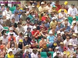 Embarrassing Shane Watson first ball in test cricket  falls on his ass
