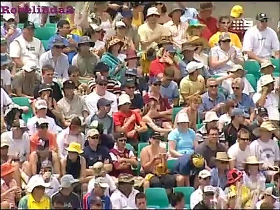 Embarrassing Shane Watson first ball in test cricket  falls on his ass