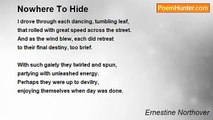 Ernestine Northover - Nowhere To Hide