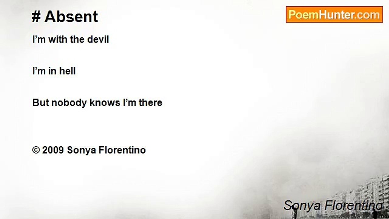Sonya Florentino - # Absent
