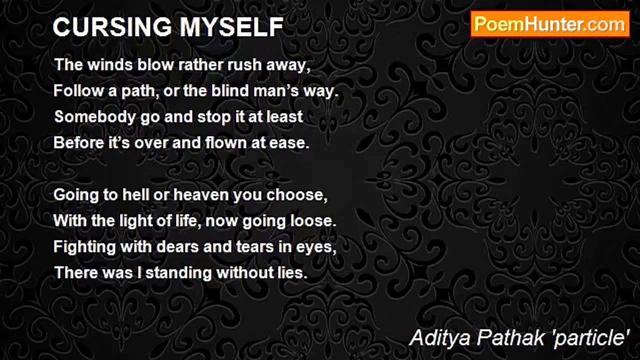 Aditya Pathak 'particle' - CURSING MYSELF