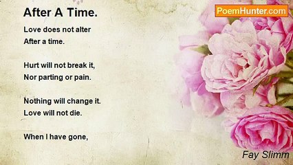 Fay Slimm - After A Time.